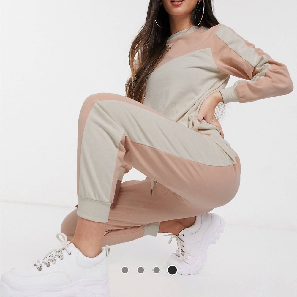 ASOS Petite - color block tracksuit